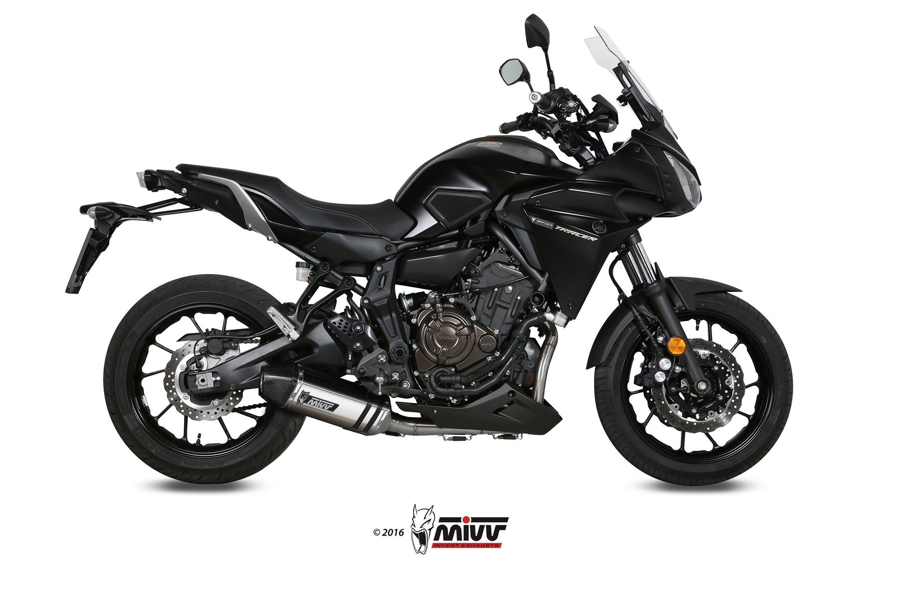 MIVV Speed Edge compleet uitlaatsysteem Yamaha Tracer 7 / 700 (2016-2024) BI-1122902001 1
