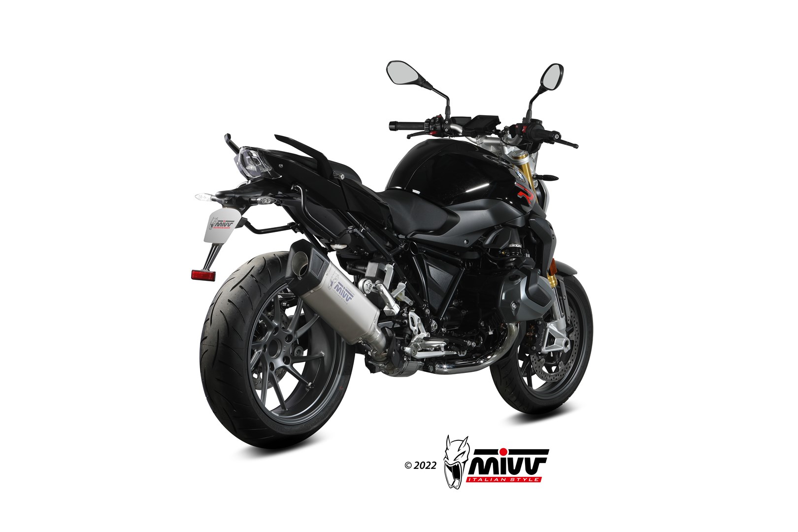 MIVV SR-1 Slip On uitlaat BMW R1250 R / RS (2021-2025) BI-1122084002 2