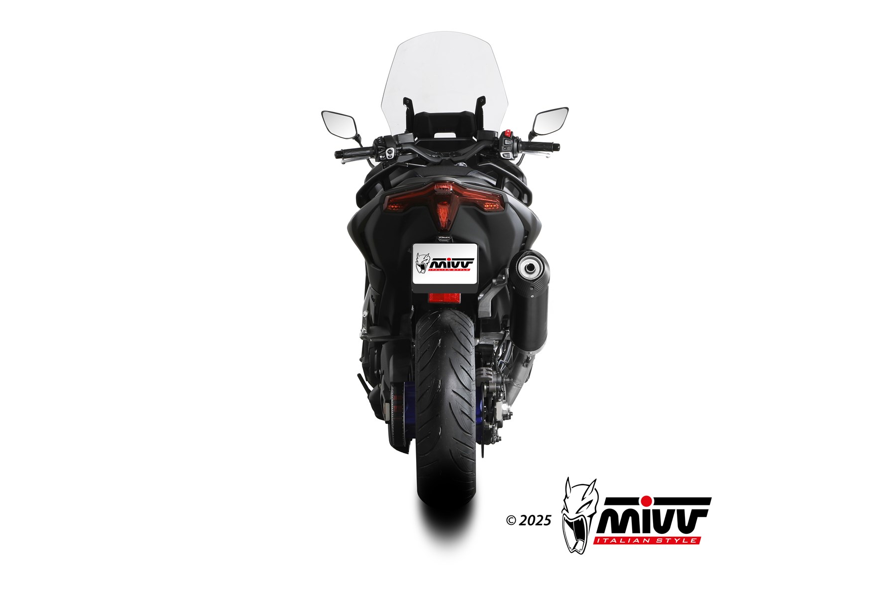MIVV Oval compleet uitlaatsysteem Yamaha Tmax (2025-) BI-1150007001 3