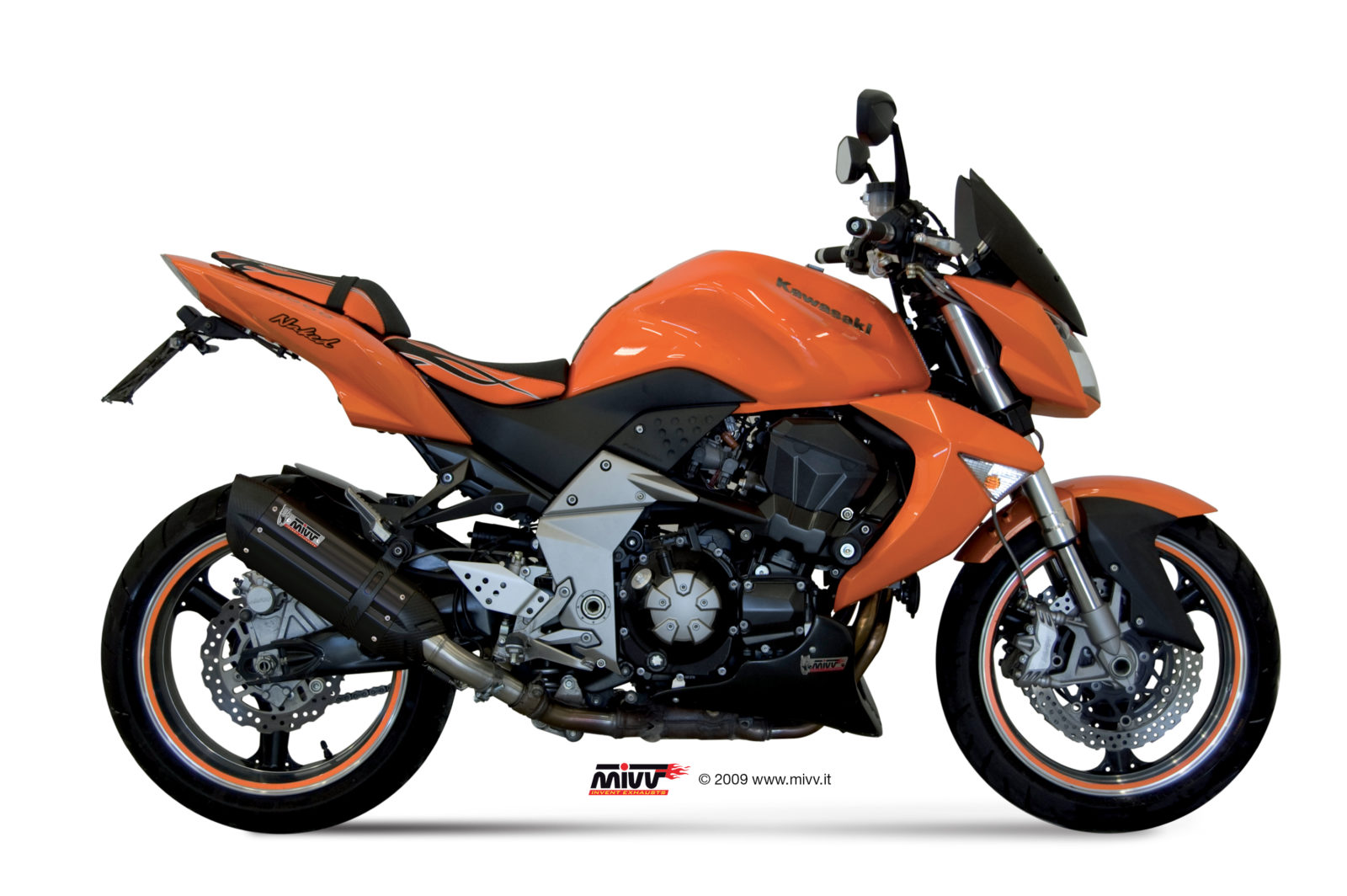 MIVV Suono 2 Slip On uitlaat Kawasaki Z1000 (2007-2009) BI-1088577001 1