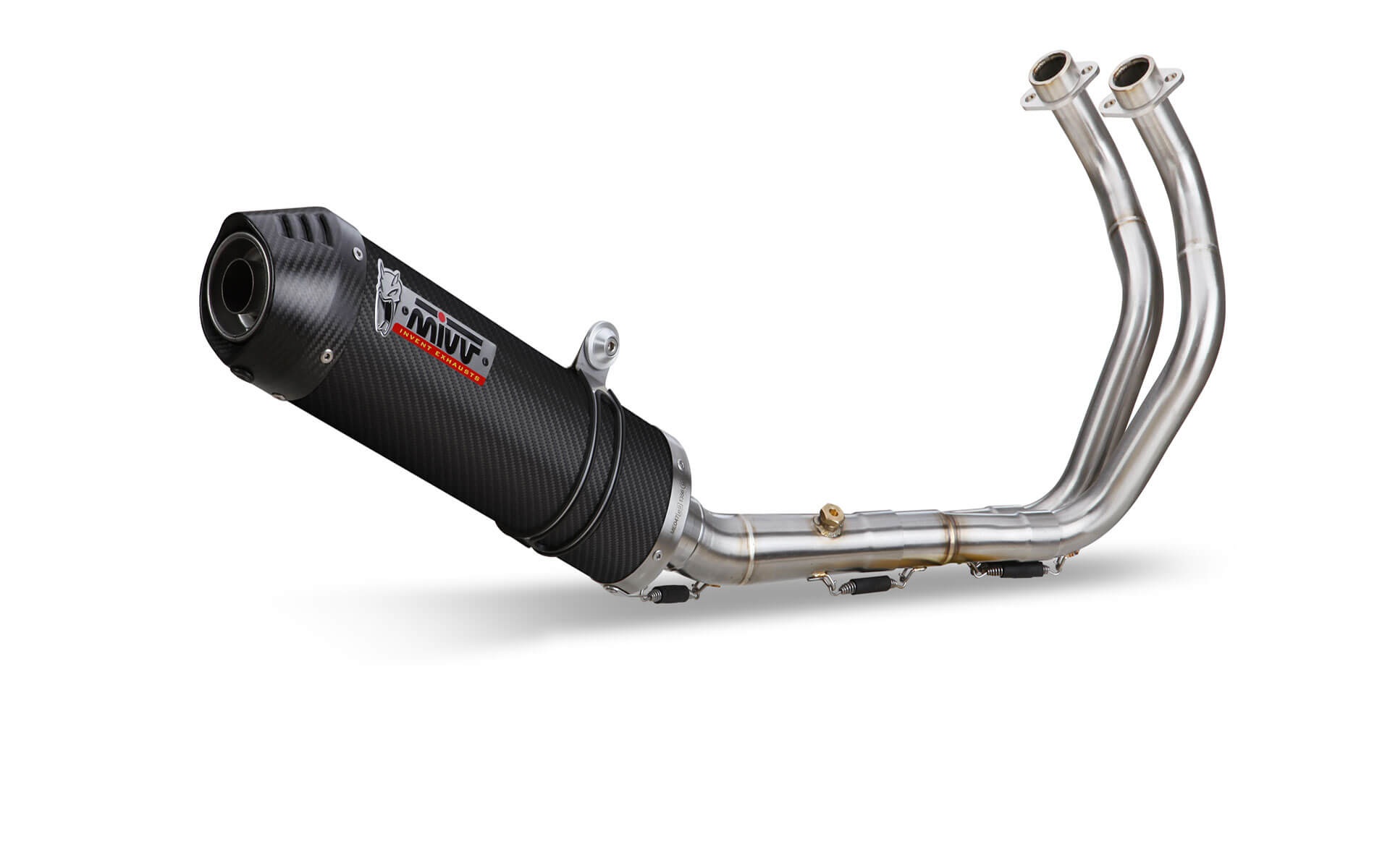 MIVV Oval compleet uitlaatsysteem Yamaha Tracer 7 / 700 (2016-2024) BI-1088444001