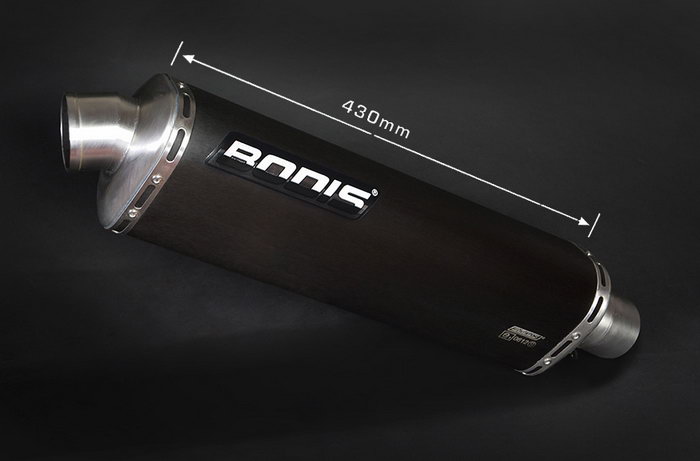 Bodis uitlaat Kawasaki Z750 2007-2014 Three-Tec RVS zwart Bodis uitlaat Kawasaki Z750 2007-2014 Three-Tec RVS zwart