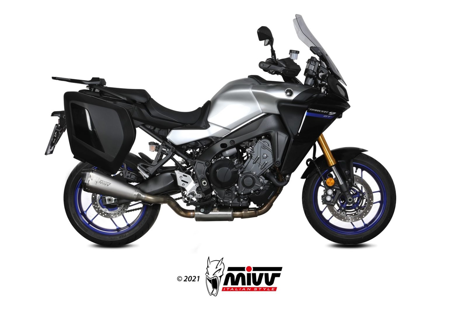 MIVV Delta Race compleet uitlaatsysteem Yamaha Tracer 9 (2021-2024) BI-1111075001 1