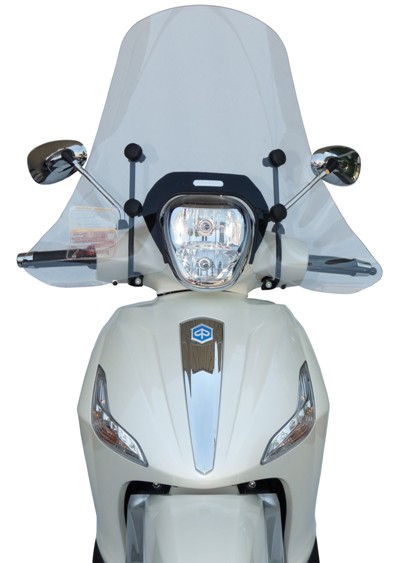 Fabbri windscherm Piaggio Beverly 125 / 300 / 350 2010-2018 Exclusive