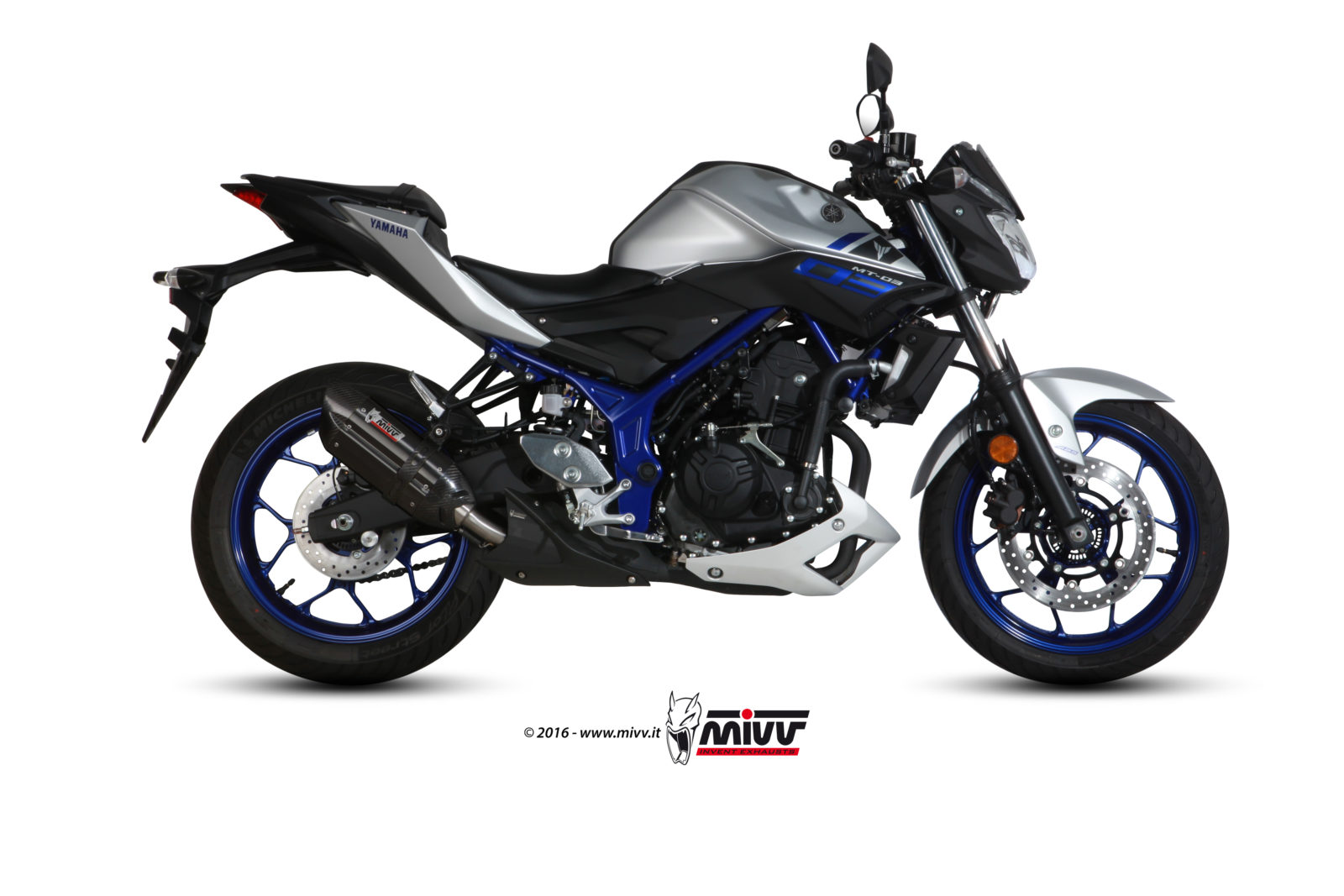MIVV Suono Slip On uitlaat Yamaha MT03 (2016-) BI-1125730001 1