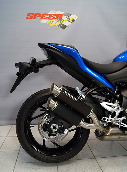 Bodis uitlaat Suzuki GSX-S1000 F 2015-2016 GPX2 RVS zwart