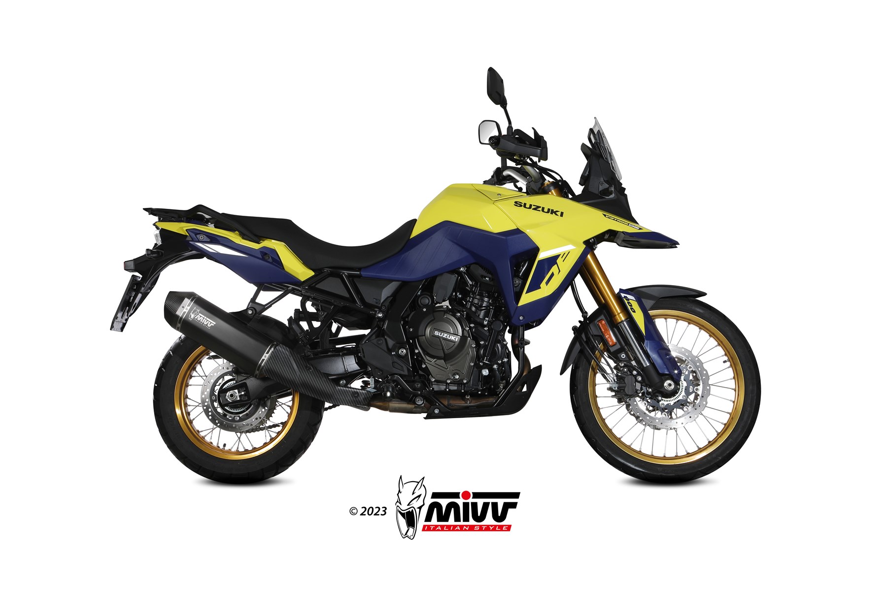 MIVV Speed Edge Slip On uitlaat Suzuki V-Strom 800 / DE (2023-) BI-1124804001 2