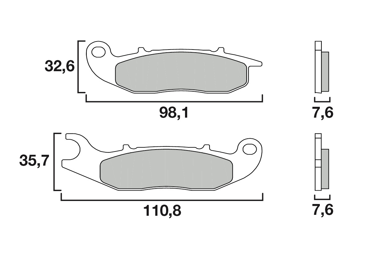 Brembo remblokken