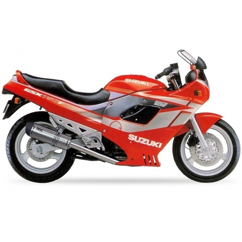Ixil Hexoval Xtrem Evolution uitlaat Suzuki GSX600F / GSX750F (1988-1997) BI-1111308 2