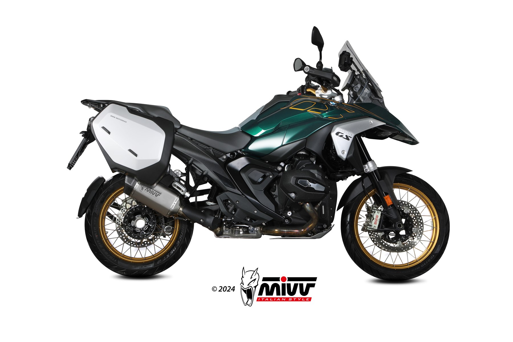 MIVV SR-1 Slip On uitlaat BMW R1300GS / Adventure (2023-) BI-1126655001 3