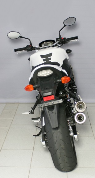 Bodis uitlaat Suzuki GSR750 2011-2016 GPC-X2 RVS zwart