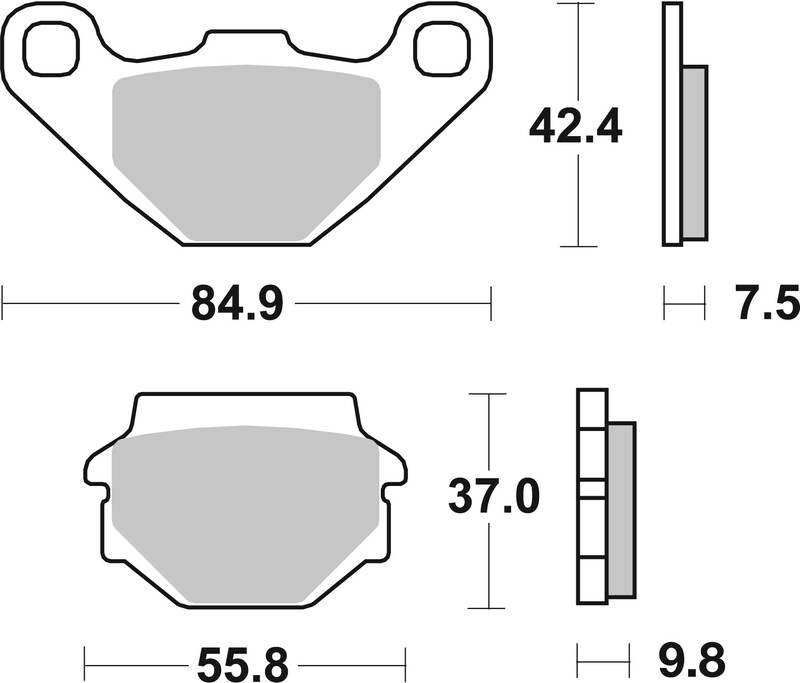 Brembo remblokken SE07KS04SD 1