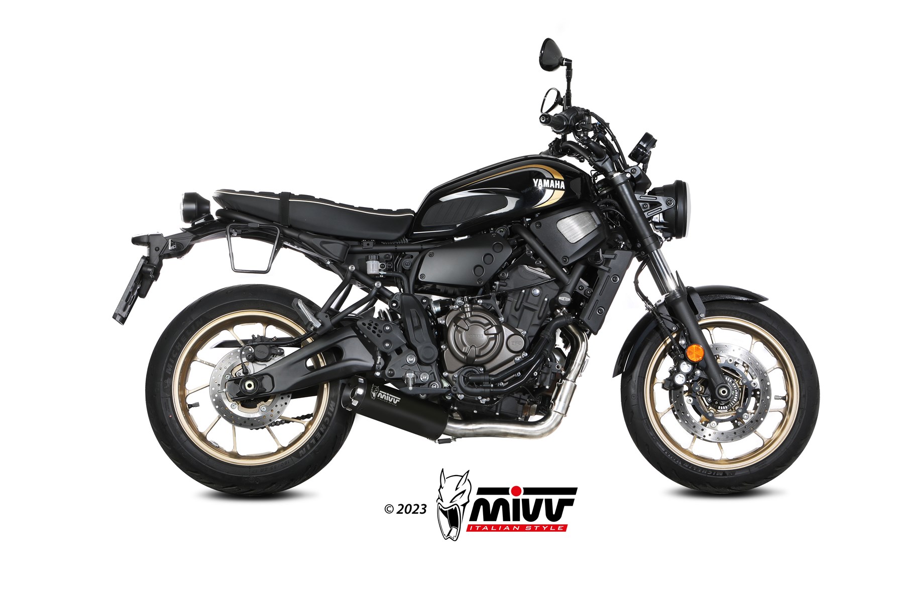 MIVV HR-1 compleet uitlaatsysteem Yamaha XSR700 (2021-2024) BI-1125791001 1
