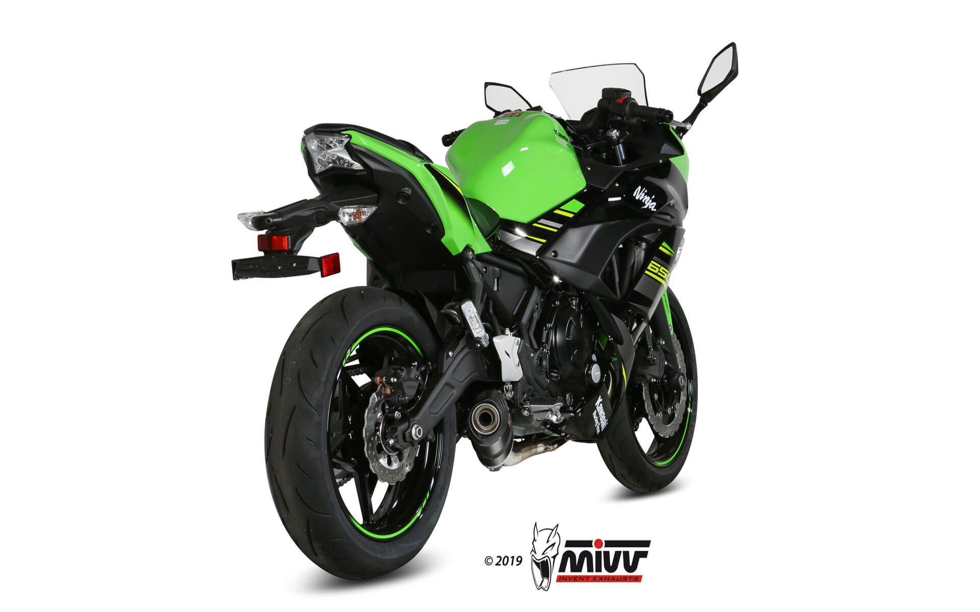 MIVV Oval compleet uitlaatsysteem Kawasaki Z650 / Ninja 650 (2017-2023) BI-1088420001 3