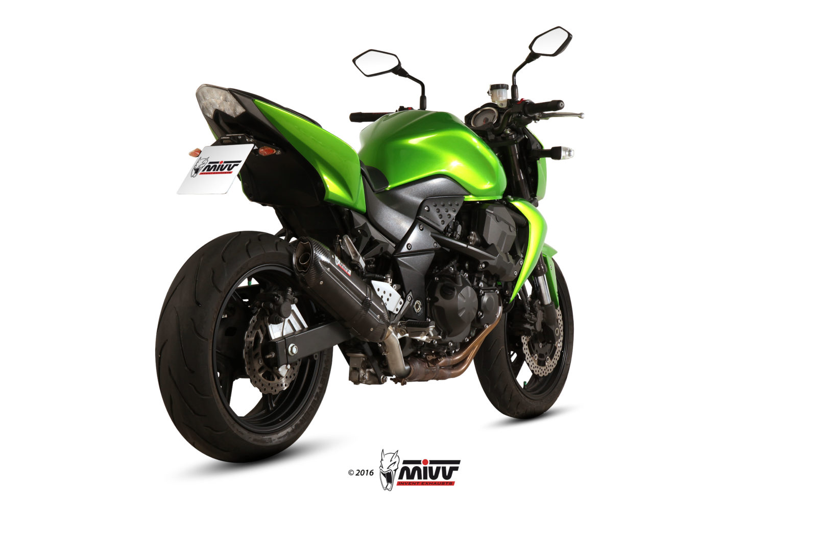 MIVV Suono Slip On uitlaat Kawasaki Z750 / ABS (2007-2014) BI-1088574001 2