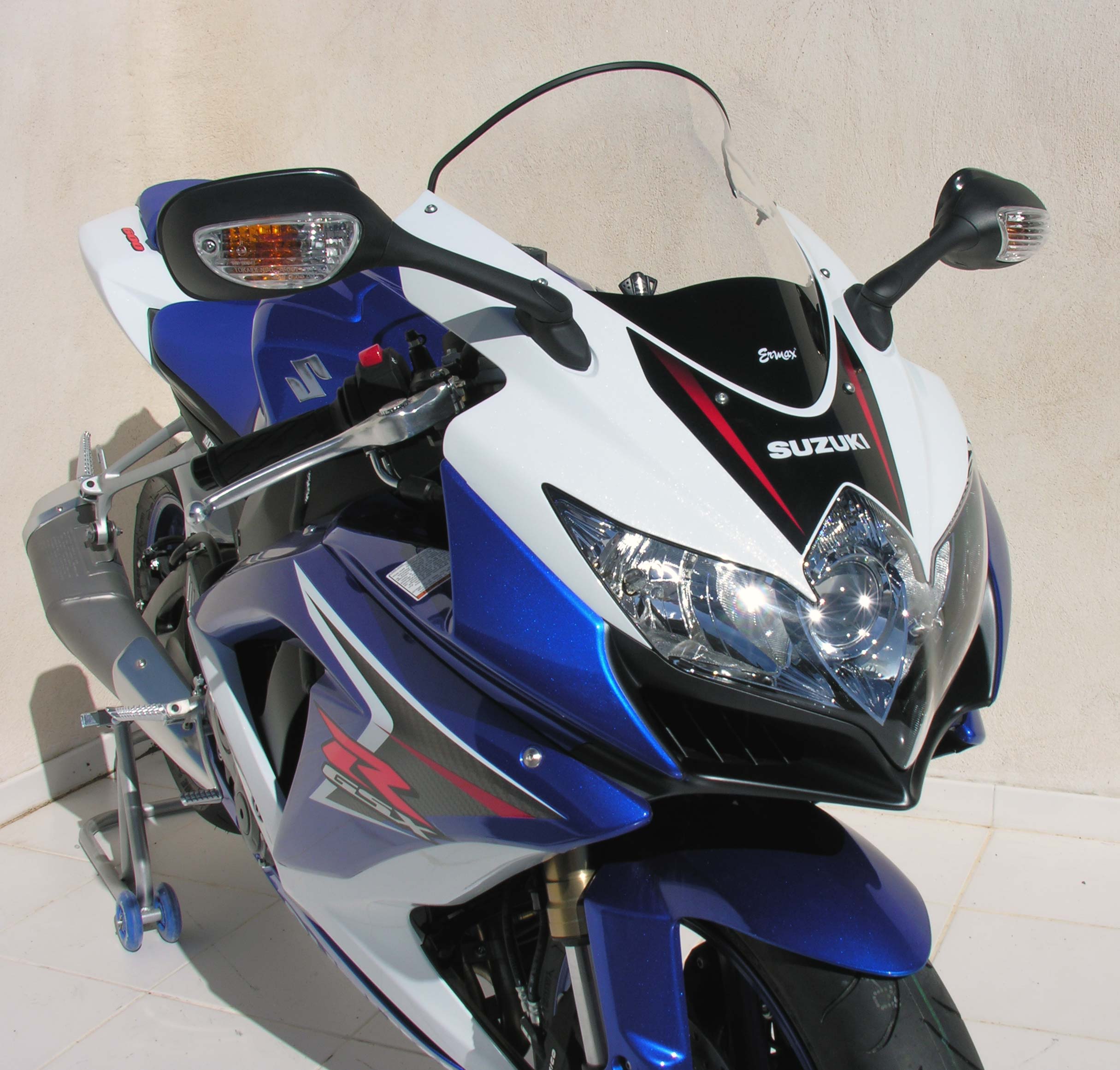 Ermax verhoogd windscherm Suzuki GSX-R600 / R750 (2008-2010) E010401092
