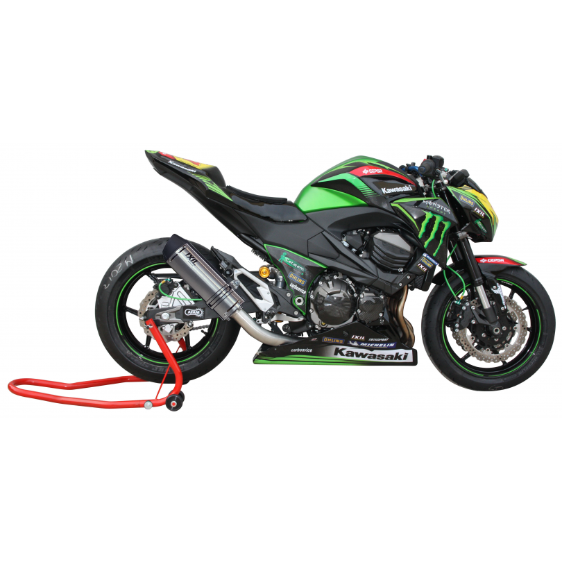 Ixil Hexoval Xtrem Evolution uitlaat Kawasaki Z800 / ABS (2013-2017) BI-1113700001 4