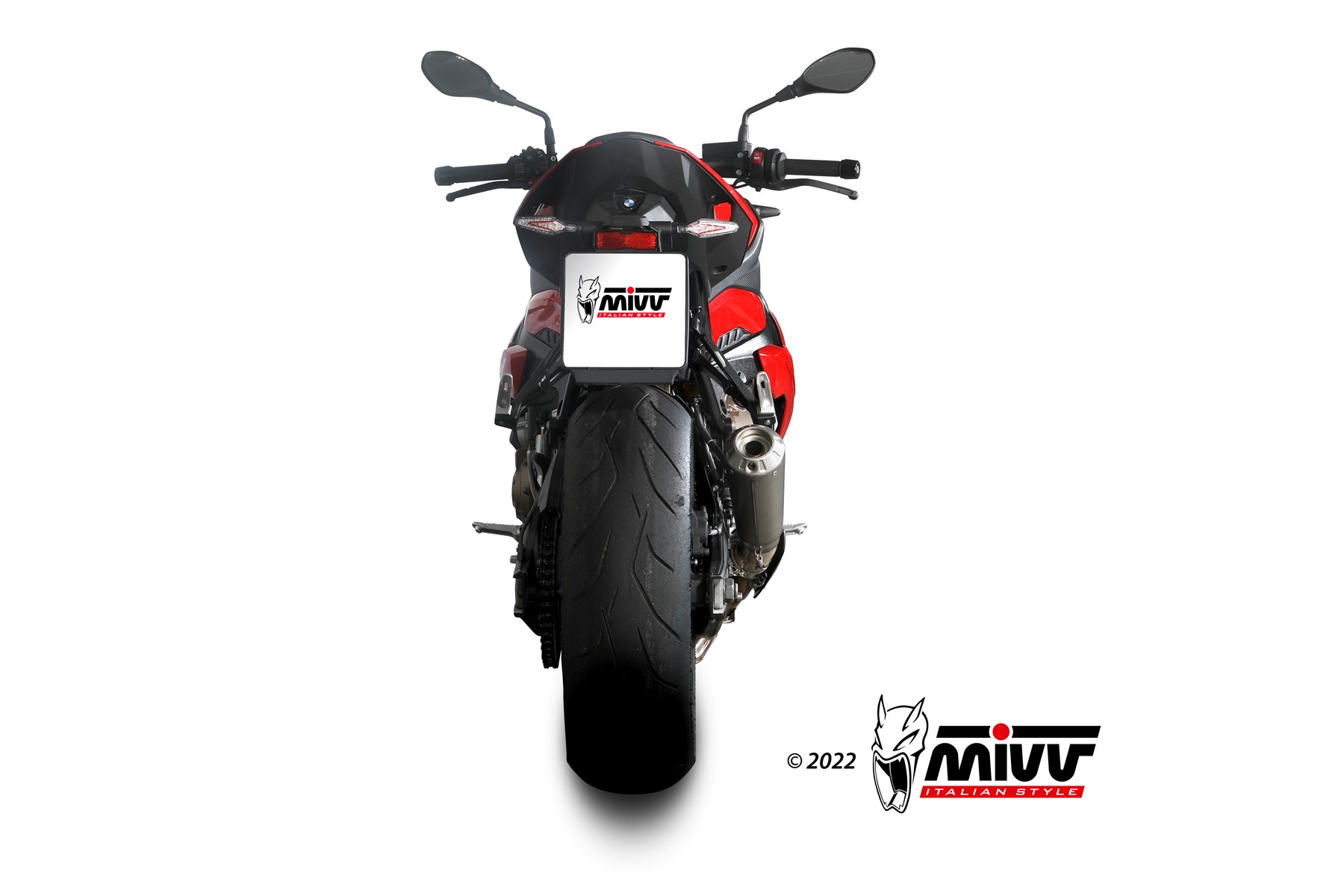 MIVV X-M1 Slip On uitlaat BMW S1000R (2021-) BI-1149527001 3