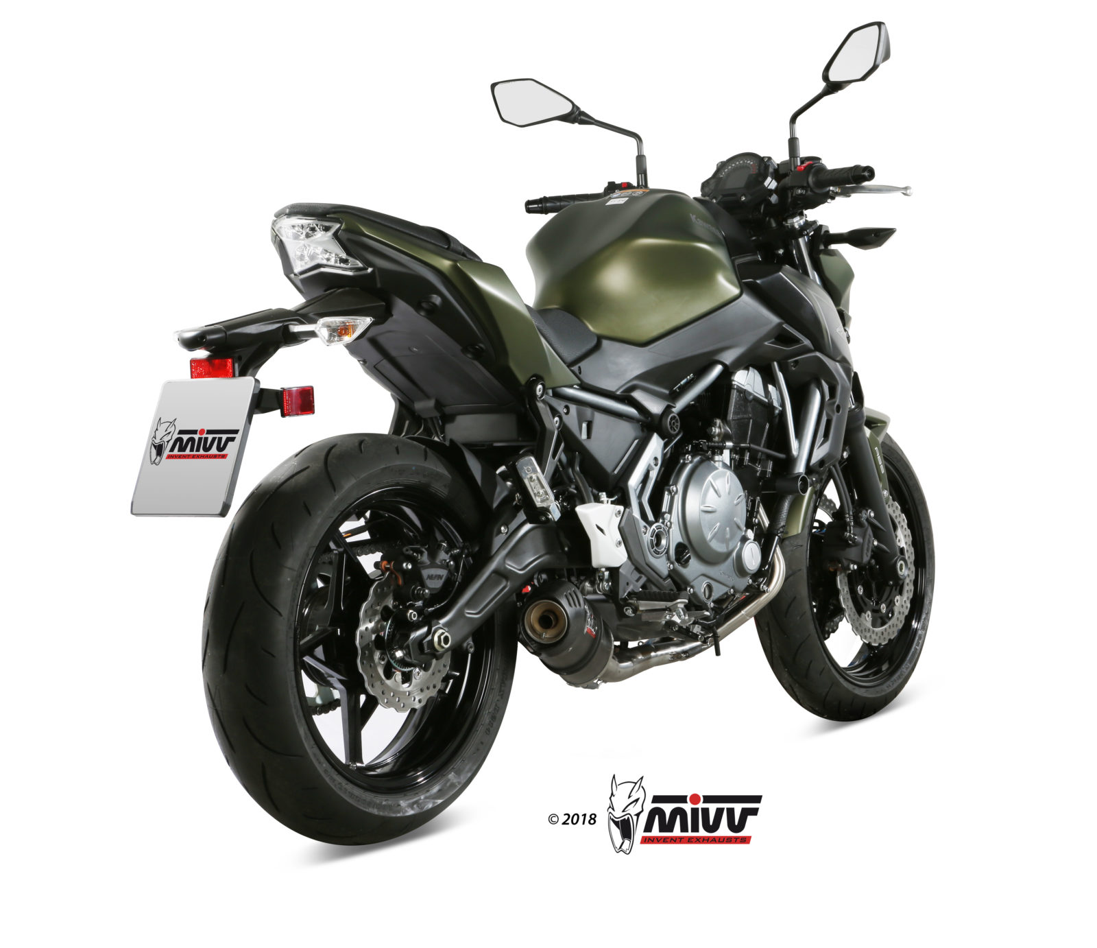 MIVV Oval compleet uitlaatsysteem Kawasaki Z650 / Ninja 650 (2017-2023) BI-1088420001 4