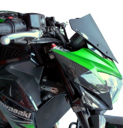 Fabbri windscherm Kawasaki Z800 2013-2016 glanzend zwart