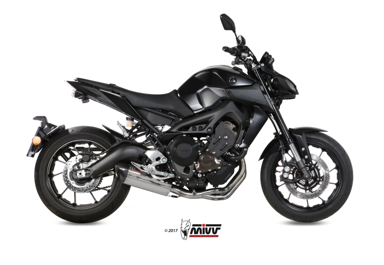 MIVV Suono compleet uitlaatsysteem Yamaha MT09 (2013-2020) BI-1088218002 1
