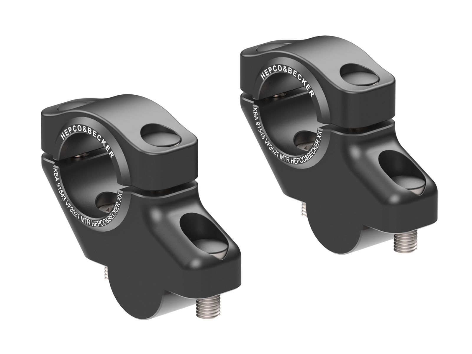 Hepco en Becker stuur offset rizers Yamaha MT 125 (2015-)