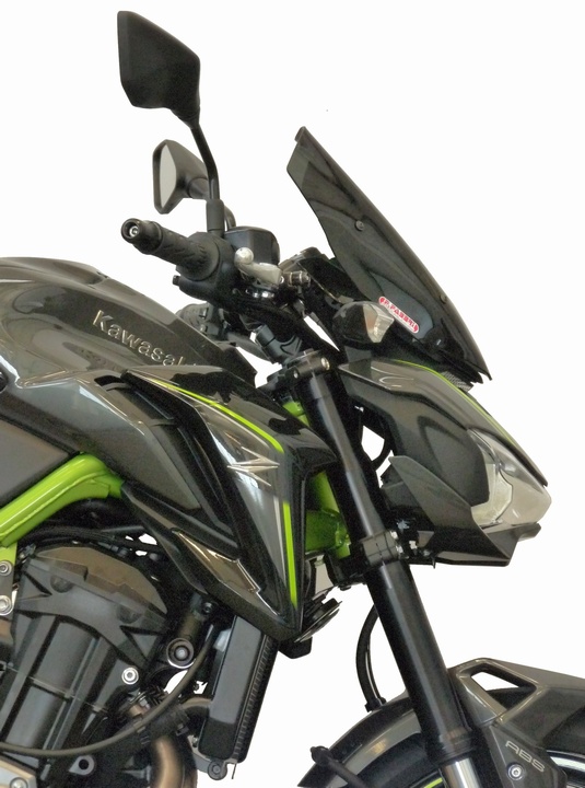 Windscherm Vizier Voor Kawasaki Z900 Z 900 2017-2019 Motorcycle Carbon Fiber Voorruit Voorruit Zwart Scherm Windgeleiders Accessoires Spoiler Deflector (Kleur : Wit