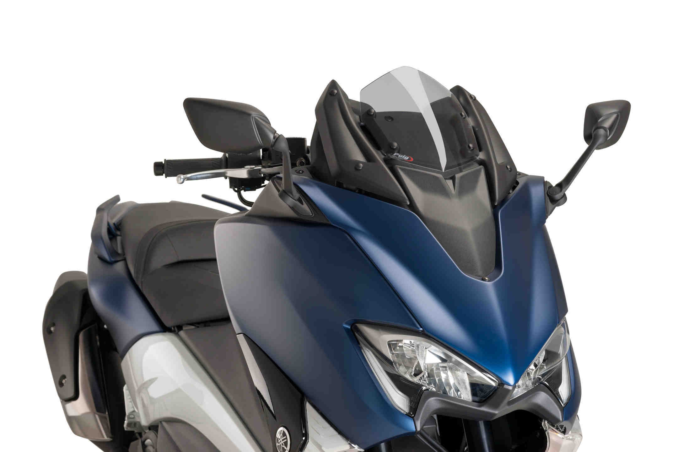 AVDB Moto – Bulle / Saute-Vent PVC Racing Noir Compatible Yamaha TMAX 530 (2012-2016) – Protection & Style Sans Modification