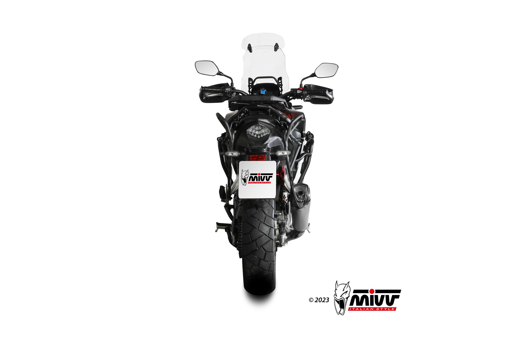MIVV Delta Race Slip On uitlaat Honda CB500X ABS (2021-2023) BI-1122402001 3