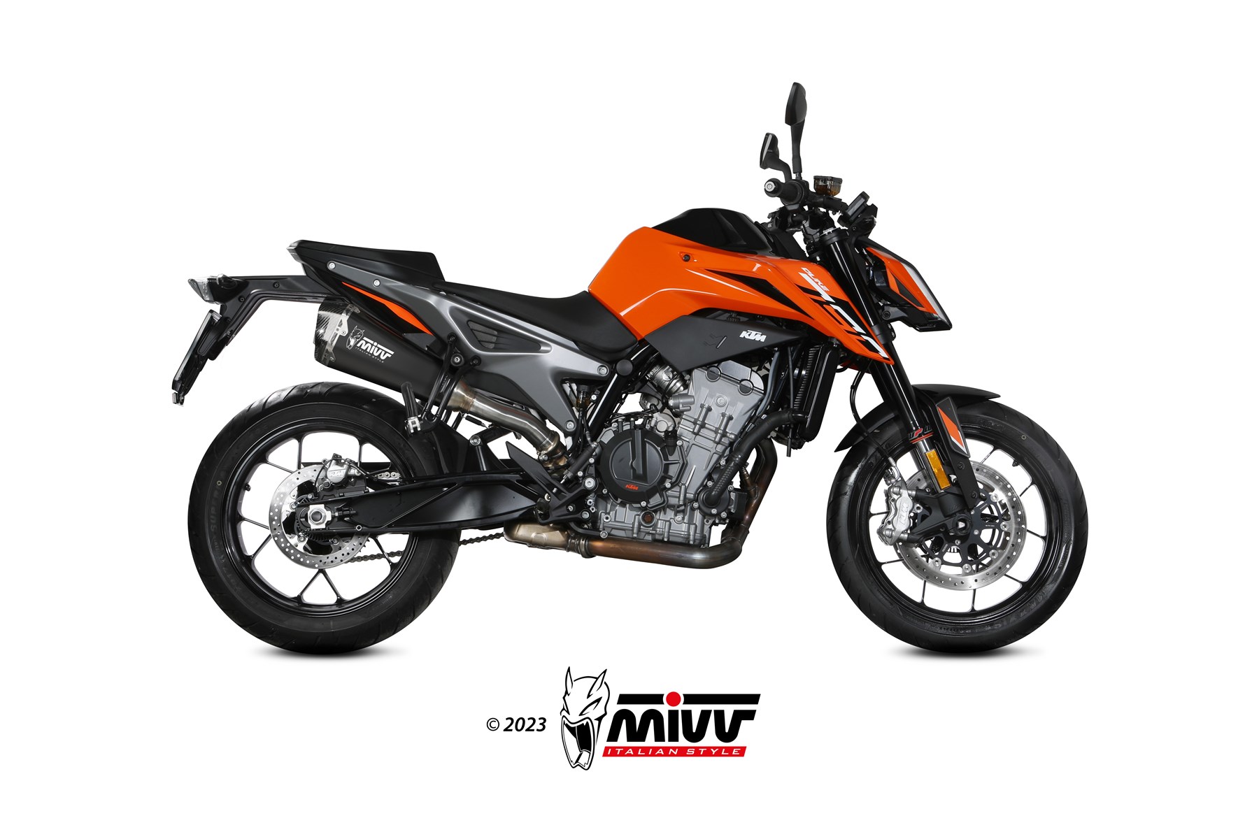 MIVV Delta Race Slip On uitlaat KTM 790 / 890 Duke (2018-) BI-1089638001 1