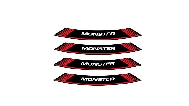 Velg stickers Ducati Monster 696 / 796 / 797 / 821 / 1100 / 1200
