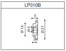 Rizoma bar-end adapter LP310