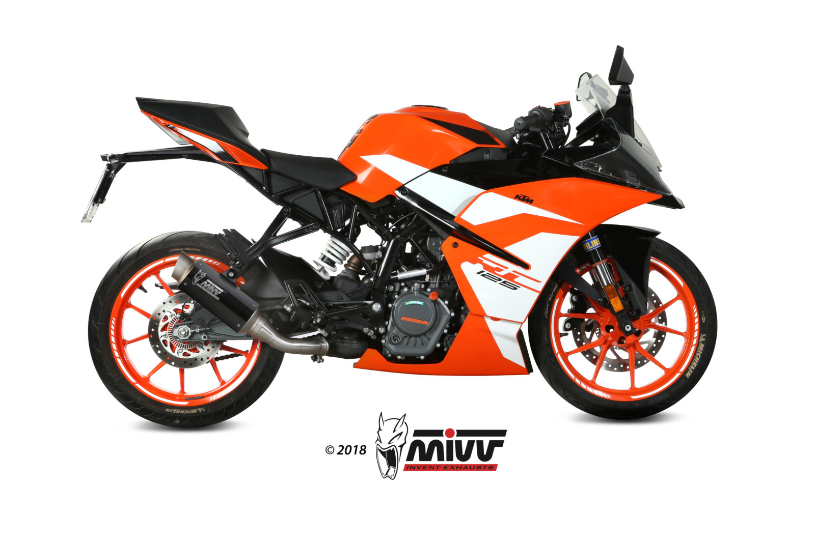 MIVV GP Pro Slip On uitlaat KTM 125 / 390 Duke / RC (2017-2020) BI-1088592001 1