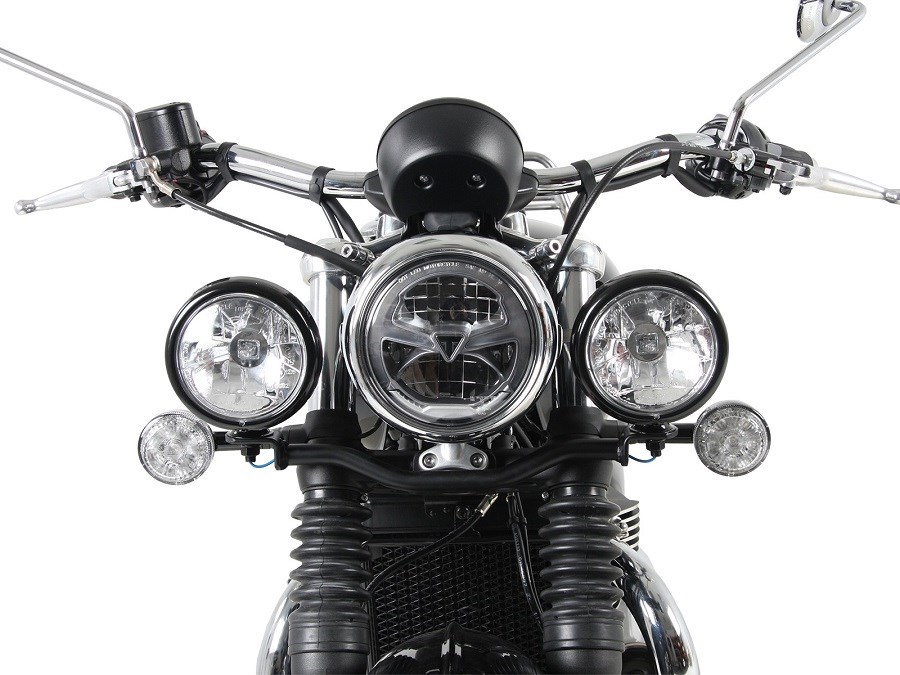 Hepco en Becker extra set koplampen Triumph Bonneville Speedmaster 1200