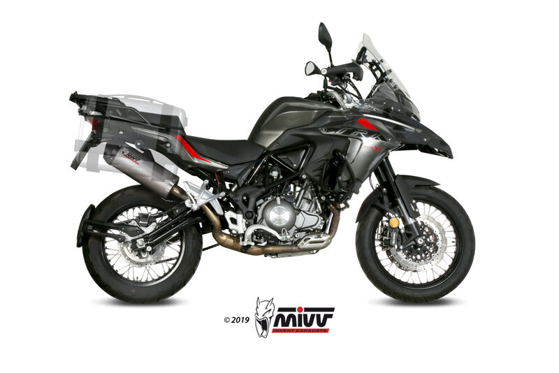 MIVV Oval Slip On uitlaat Benelli TRK 502 X (2018-) BI-1089543002 2