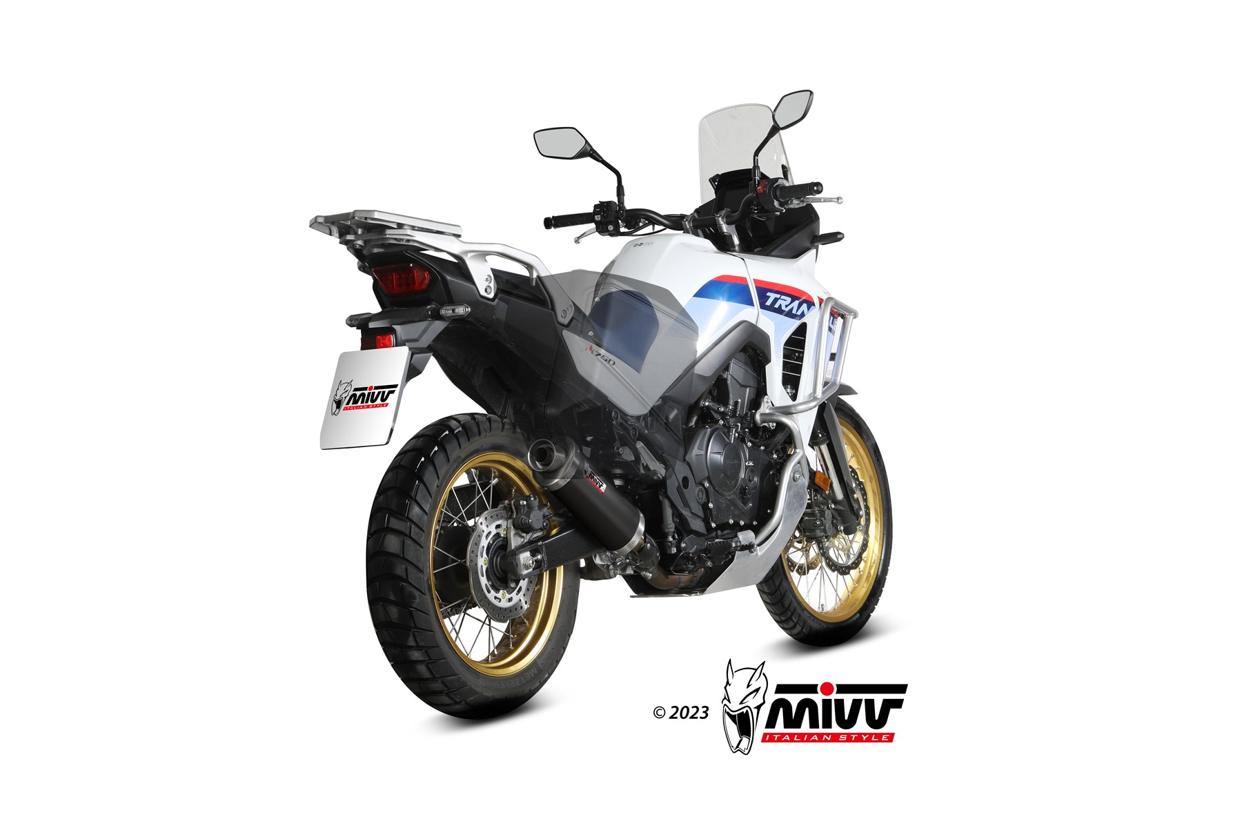 MIVV Oval Slip On uitlaat Honda XL750 Transalp (2023-) BI-1124708001 3
