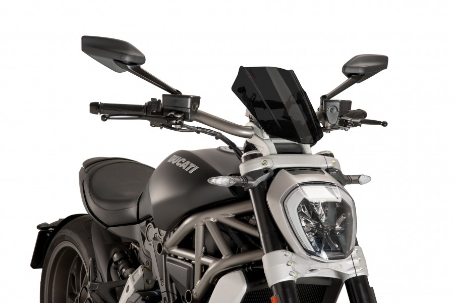 Puig windscherm Ducati Diavel 2016-2018 Sport  Puig windscherm Ducati Diavel 2016-2018 Sport