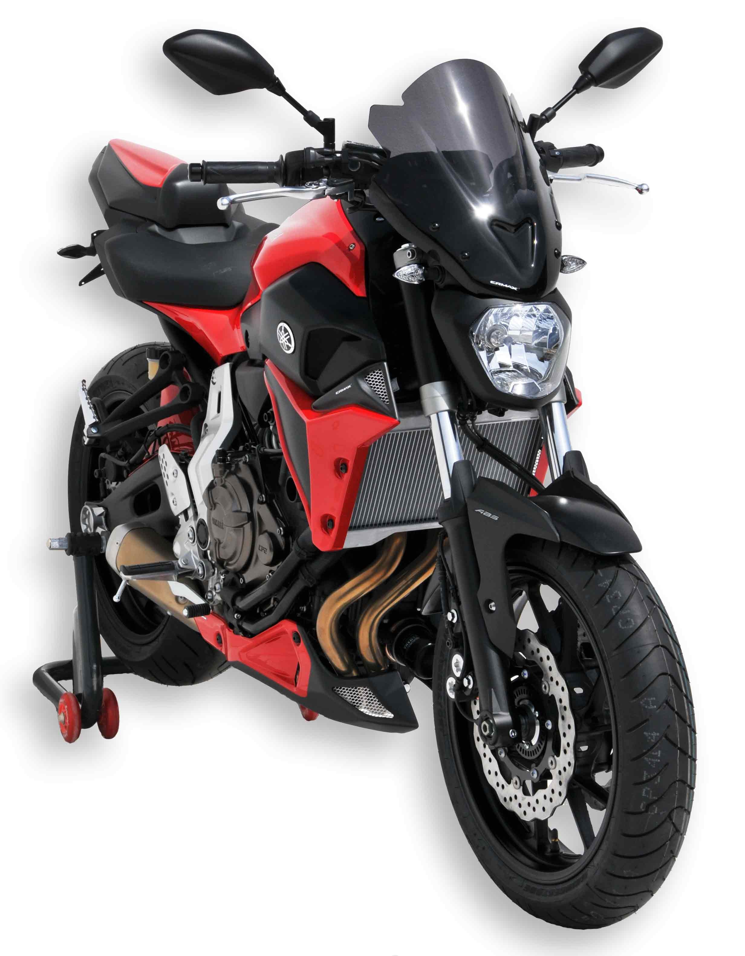 Ermax zijpanelen radiator Yamaha MT07 2014-2017 Ongespoten E760200121 4