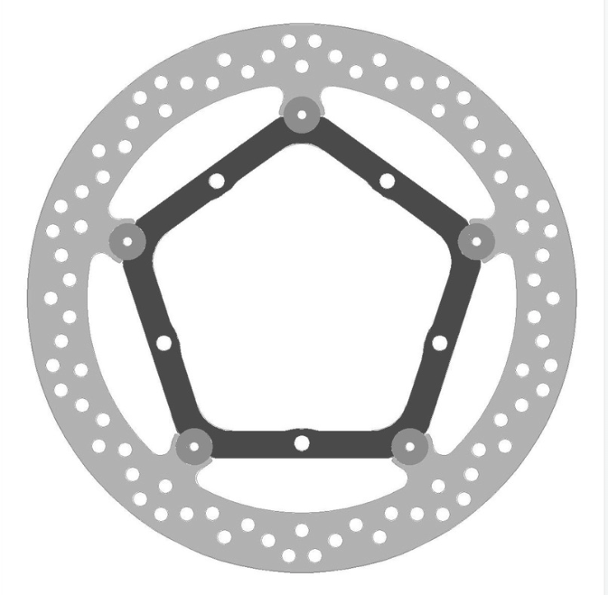 NG remschijf Aprilia Tuareg 660 voorzijde