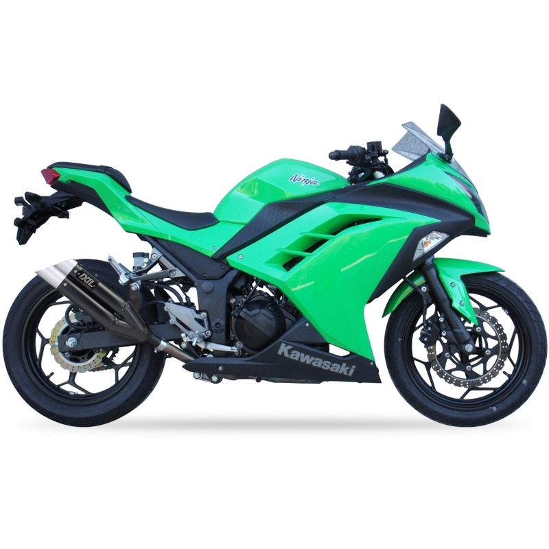 Ixil Dual Hyperlow L3XB uitlaat Kawasaki Ninja 300 / Z300 (2013-2017) BI-1111369 1