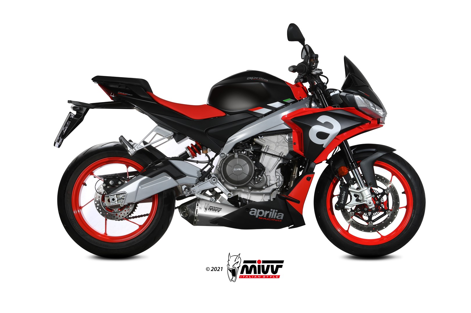 MIVV Delta Race compleet uitlaatsysteem Aprilia Tuono / RS 660 (2020-2024) BI-1128069001 2