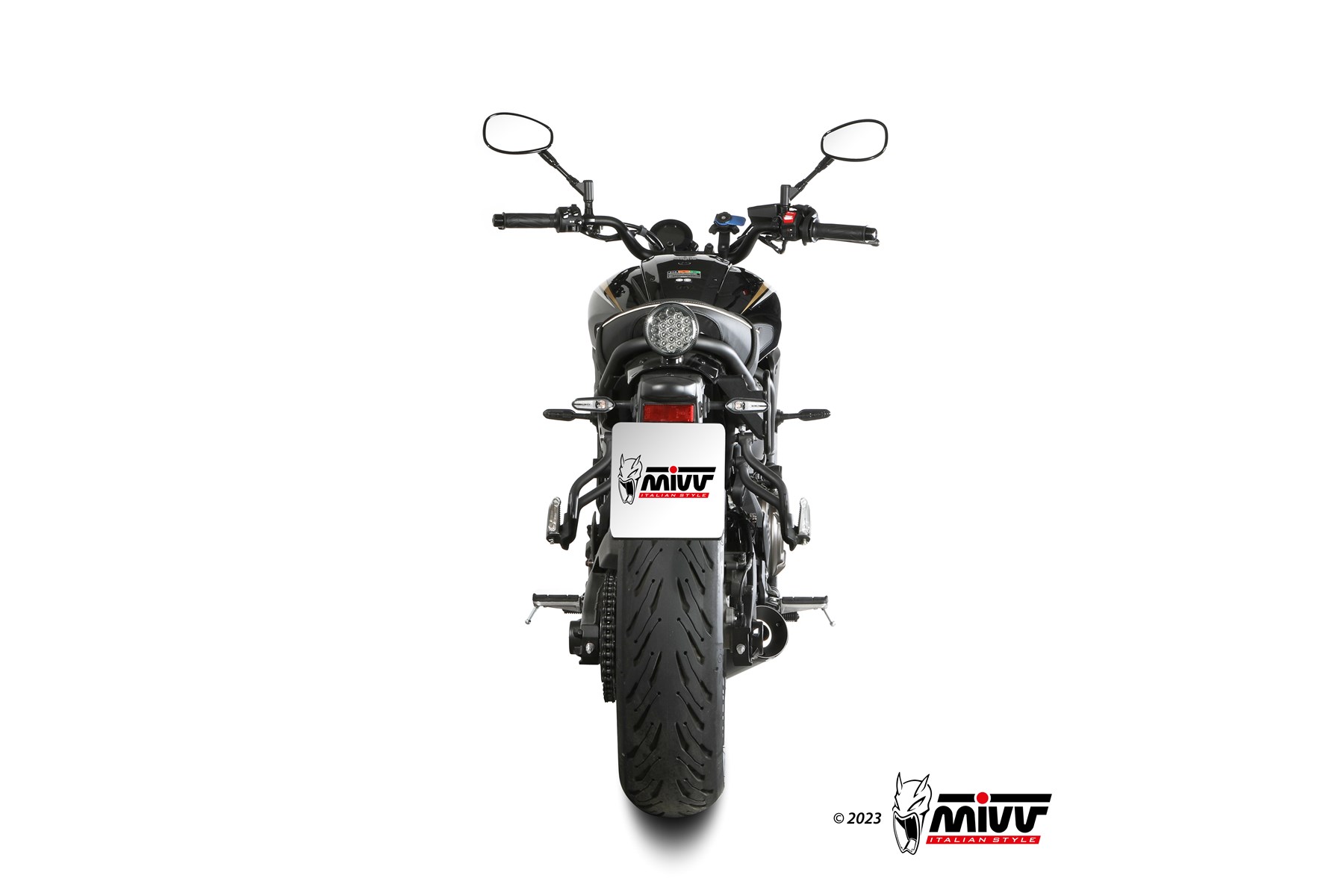 MIVV HR-1 compleet uitlaatsysteem Yamaha XSR700 (2021-2024) BI-1125791001 3