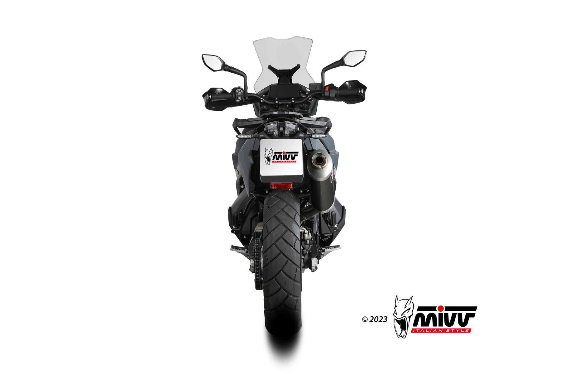 MIVV Dakar Slip On uitlaat KTM 790 / 890 Adventure / R / Rally (2019-) BI-1125723001 5