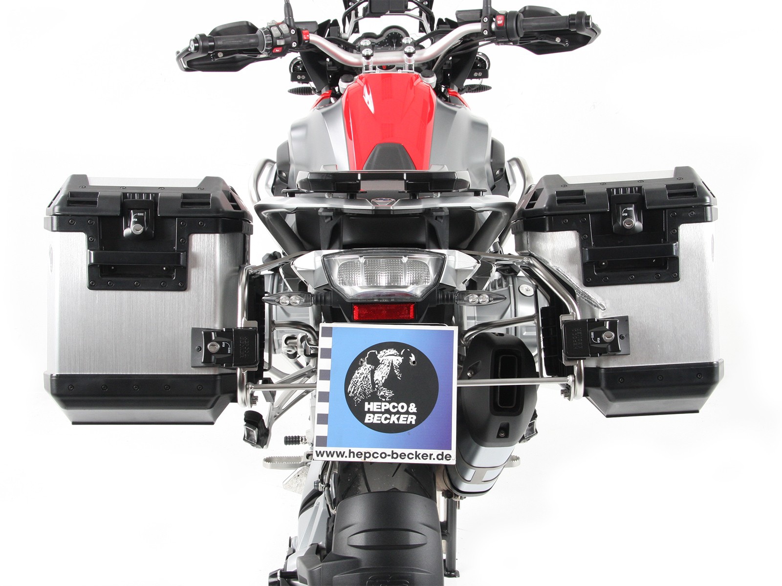 Hepco en Becker zijkoffers BMW R1200GS Adventure vanaf 2014 Cutout