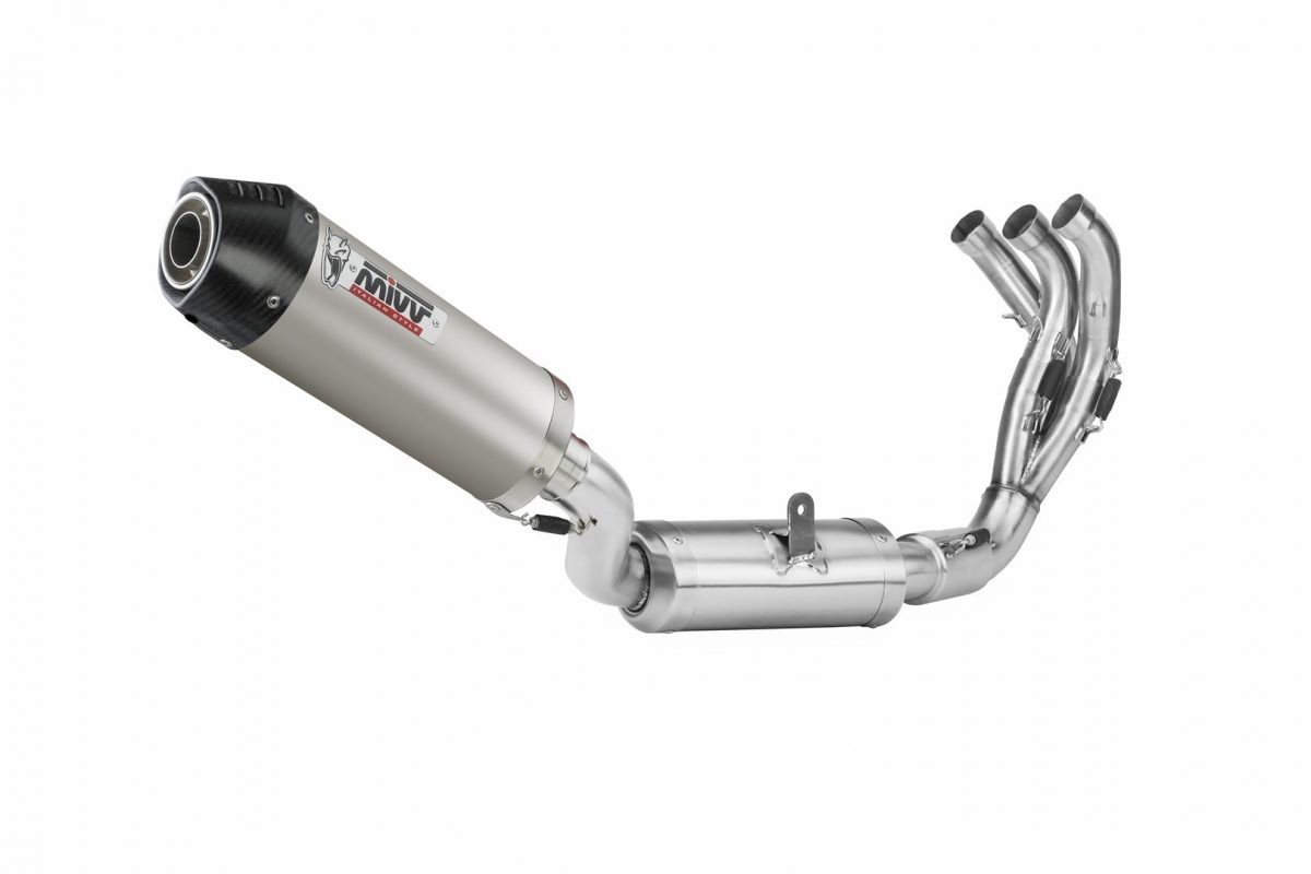 MIVV Oval compleet uitlaatsysteem Yamaha Tracer 9 (2021-2024) BI-1111076002