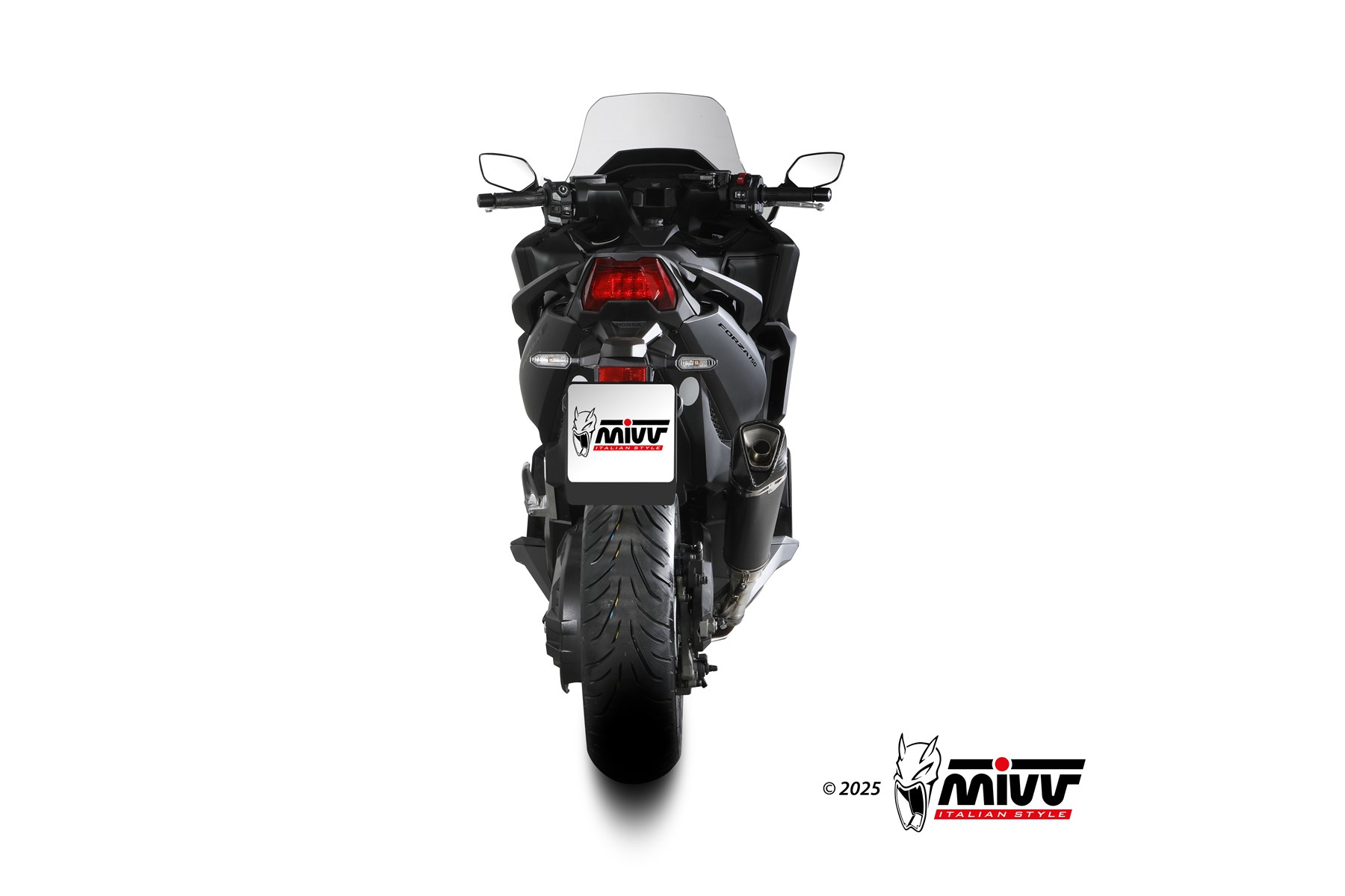 MIVV Delta Race Slip On uitlaat Honda Forza 750 (2021-) BI-1121463002 3