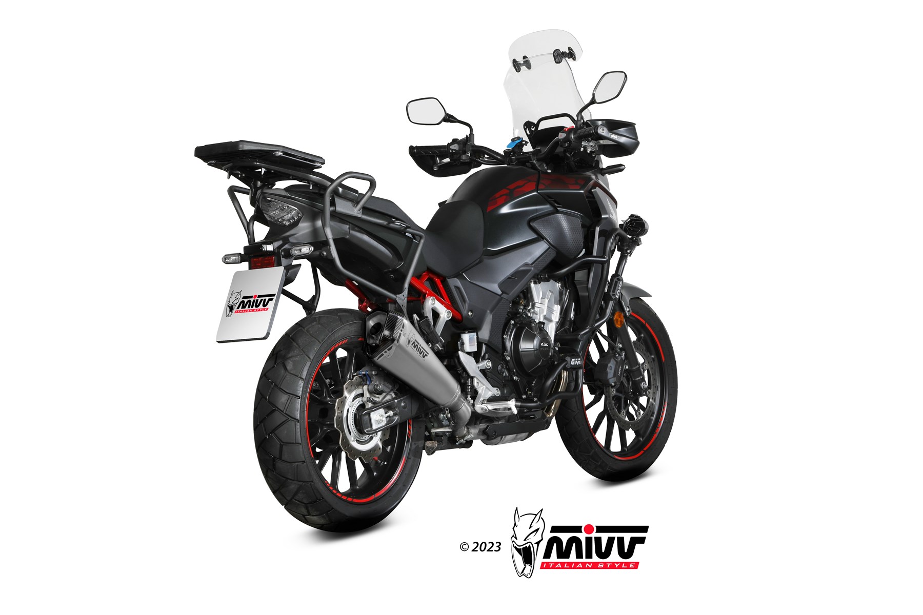 MIVV Delta Race Slip On uitlaat Honda CB500X ABS (2021-2023) BI-1122402001 2