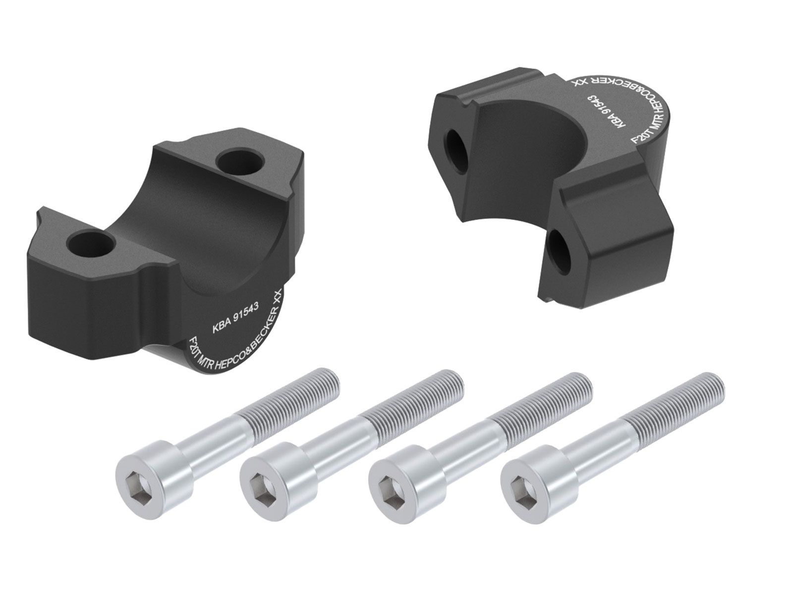 Hepco en Becker stuur rizers 20 mm Yamaha Niken / GT (2018-2025) HE423545652001 1