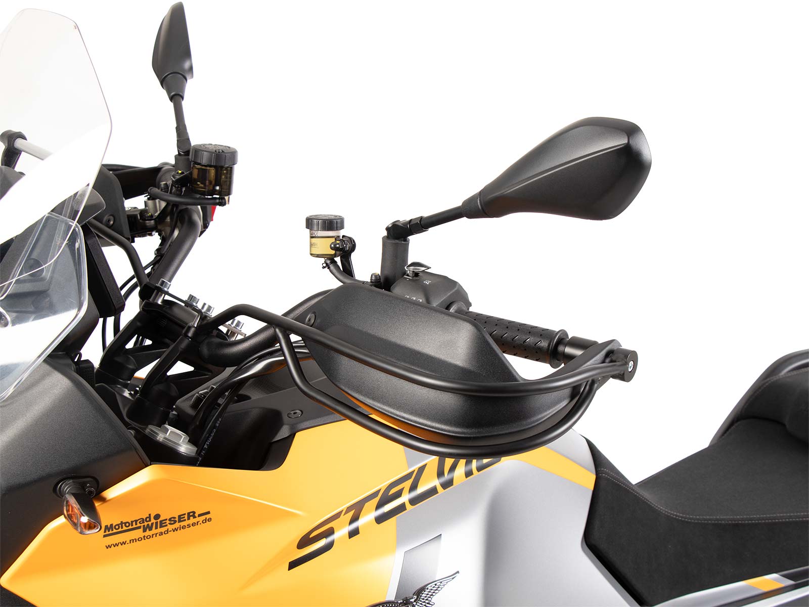 Hepco en Becker bescherming handkappen Moto Guzzi Stevio (2024-) Hepco en Becker bescherming handkappen Moto Guzzi Stevio (2024-)