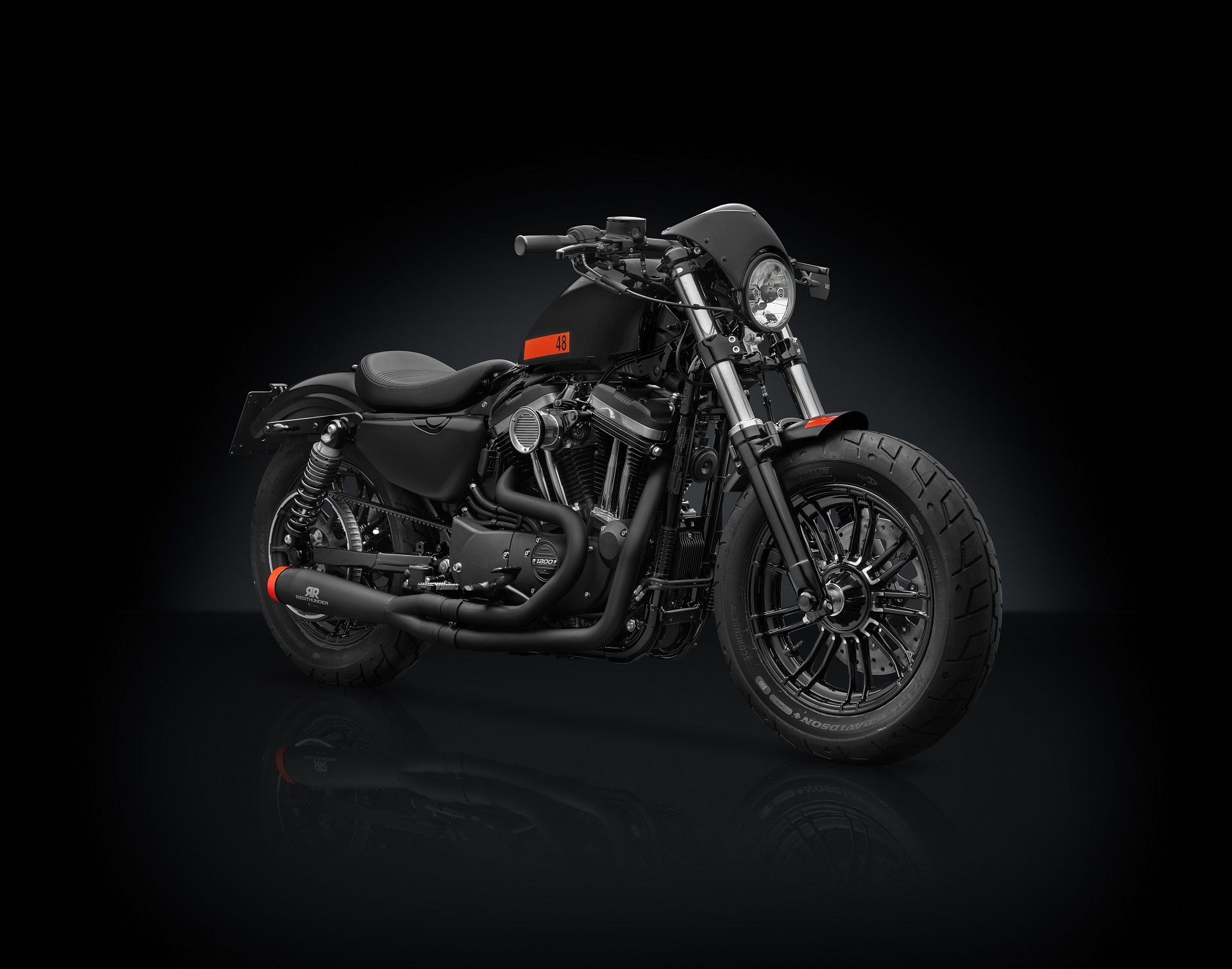 Rizoma luchtinlaat Velocity Stack Harley-Davidson XL1200X Sportster Forty-Eight